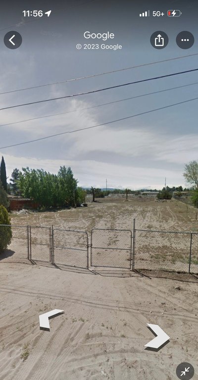 20 x 10 Unpaved Lot in Hesperia, California near [object Object]