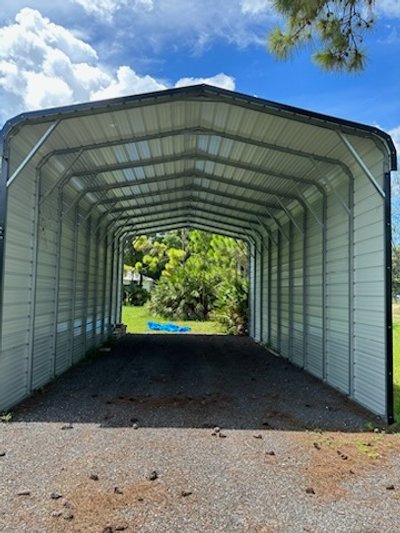 35 x 20 Carport in West Palm Beach, Florida