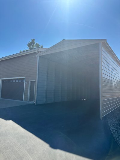 verified review of 50 x 10 Carport in Puyallup, Washington