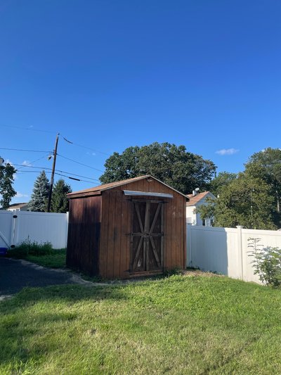 12 x 10 Shed in Sayreville, New Jersey near 111 Kendall Dr, Parlin, NJ 08859-1107, United States