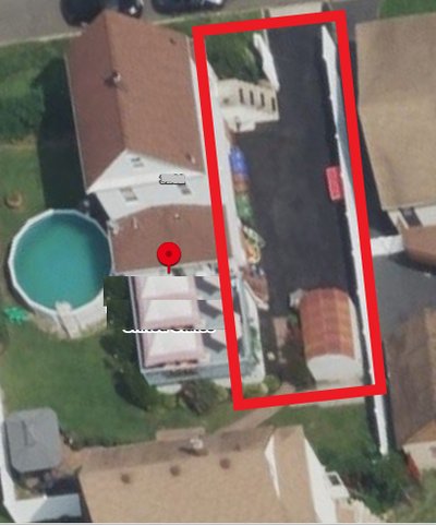 20 x 10 Driveway in Linden, New Jersey near 2656 Marshes Dock Rd, Linden, NJ 07036-6525, United States