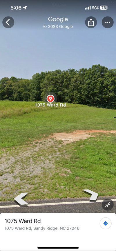 40 x 10 Unpaved Lot in Sandy Ridge, North Carolina near [object Object]