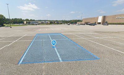 20 x 10 Parking Lot in Vienna, West Virginia near [object Object]