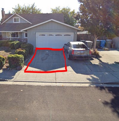 20 x 10 Driveway in Vacaville, California near [object Object]