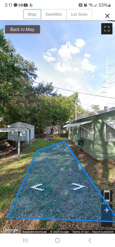 20 x 10 Unpaved Lot in St Petersburg, Florida near [object Object]