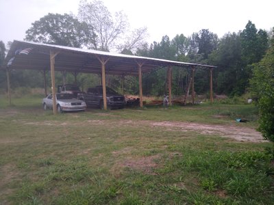 Large 10×50 Carport in Claxton, Georgia