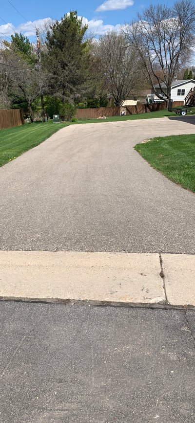 76 x 32 Driveway in Fitchburg, Wisconsin