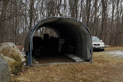 Small 10×20 Carport in Chelmsford, Massachusetts