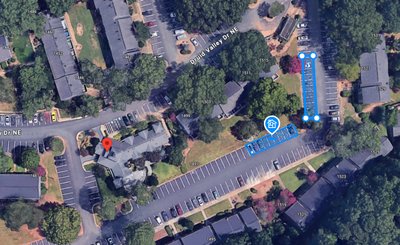 20×10 Parking Lot in Atlanta, GA 1491 Druid Valley Dr NE Atlanta, Georgia 2