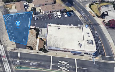40 x 10 Parking Lot in Bell, California near [object Object]