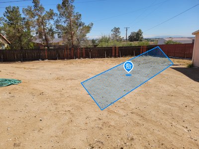 20 x 8 Unpaved Lot in Victorville, California near [object Object]