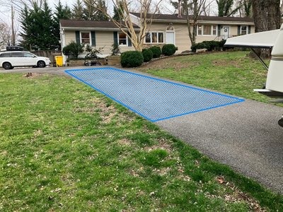 40 x 10 Driveway in Gambrills, Maryland