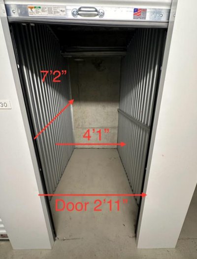 7 x 4 Self Storage Unit in Boston, Massachusetts