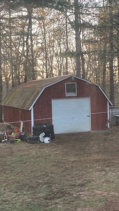 32 x 16 Shed in Cecil, Wisconsin near [object Object]